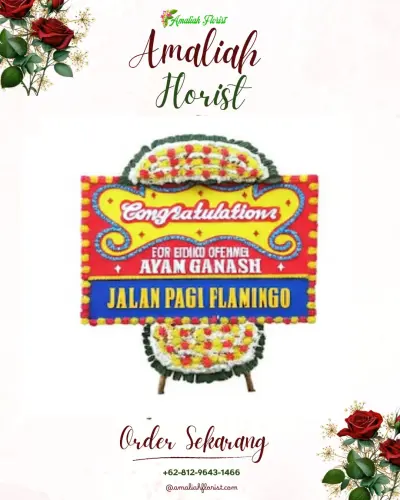 Bunga Papan Congratulation di Longkeyang